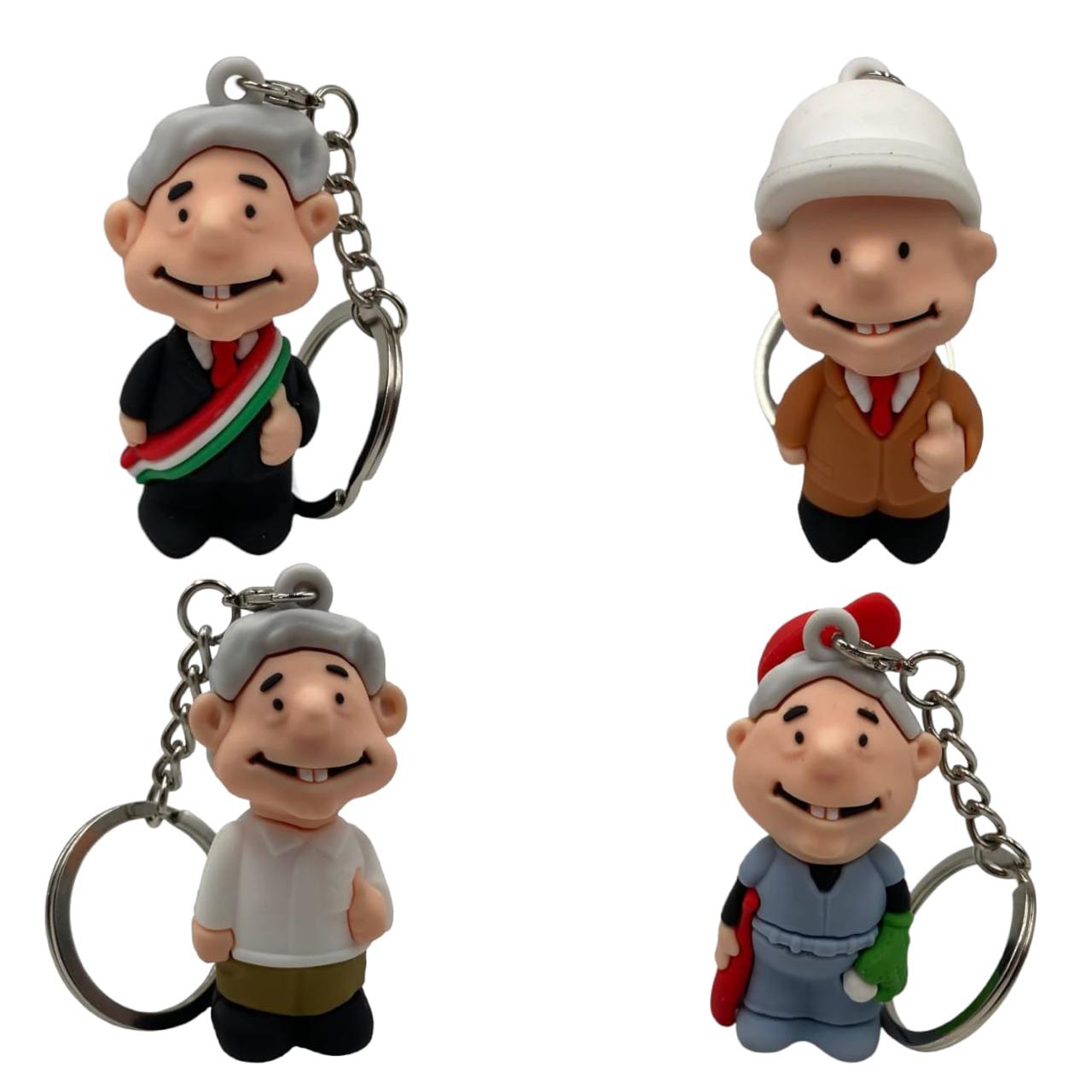 AMLO KEYCHAINS 4 PC SET