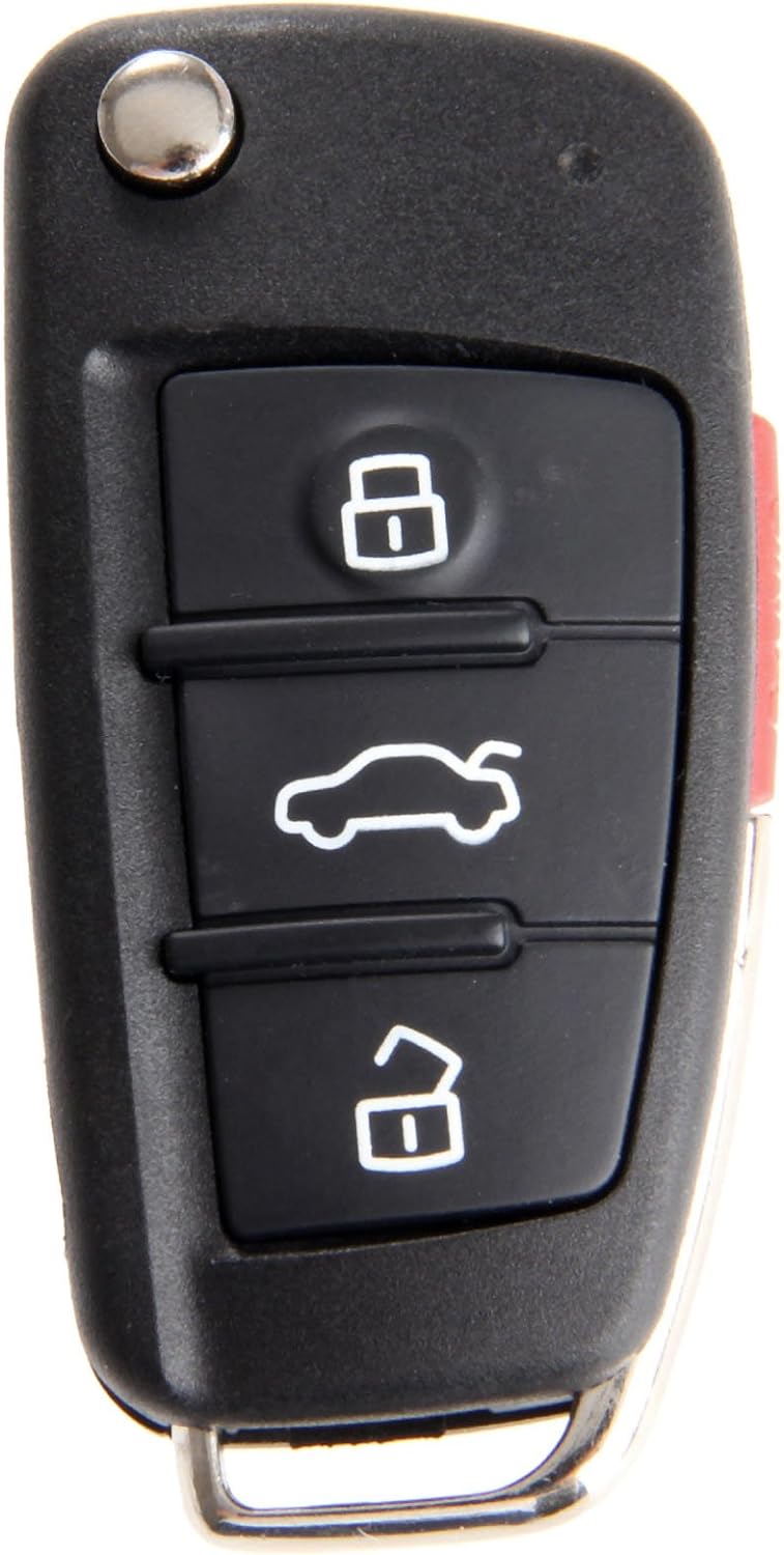 Audi Remote Case 3 Buttons  With Panic